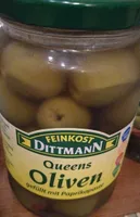 Queens Oliven Gefüllt Mit Paprikapaste