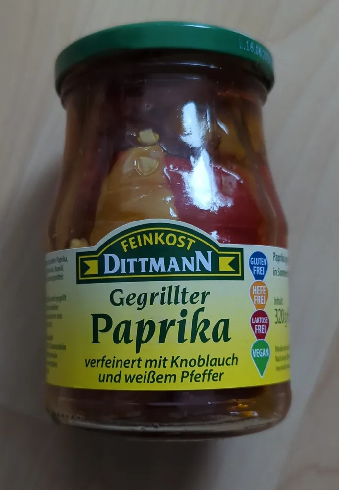 Gegrillte Paprika