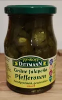 Grüne Jalapeño Pfefferonen