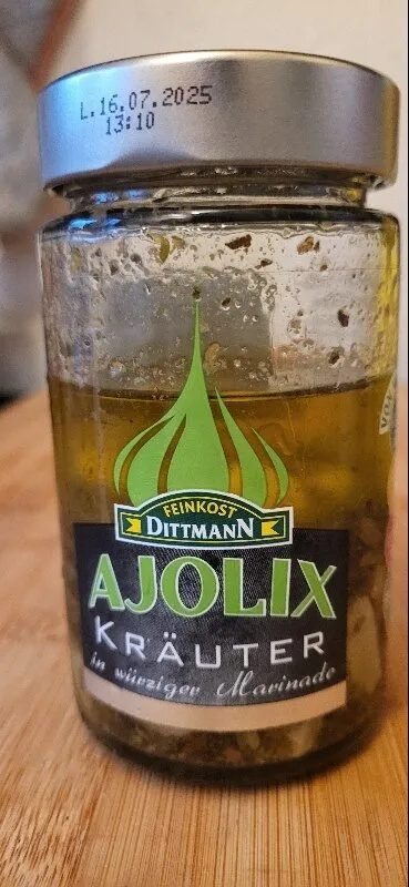 Ajolix Kräuter - eingelegter Knoblauch