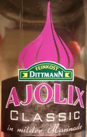 Feinkost Dittmann Ajolix Classic Knoblauch 4002239664004 Knoblauch in salzig-sauer Lake