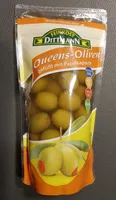 Queens Oliven gefüllt mit Paprikapaste