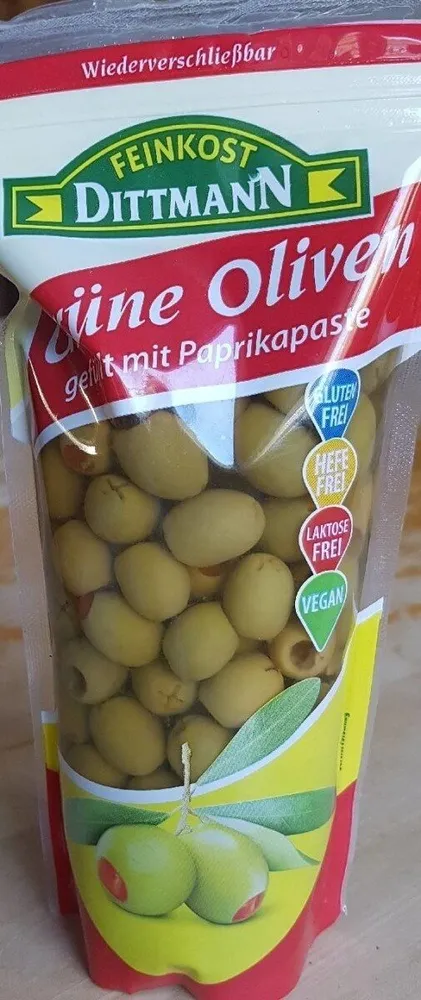 Gemüse - Oliven, Mit Paprikapaste Gefüllt