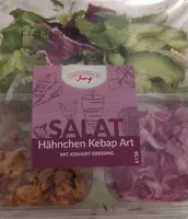 Salat Hähnchen Kebap Art