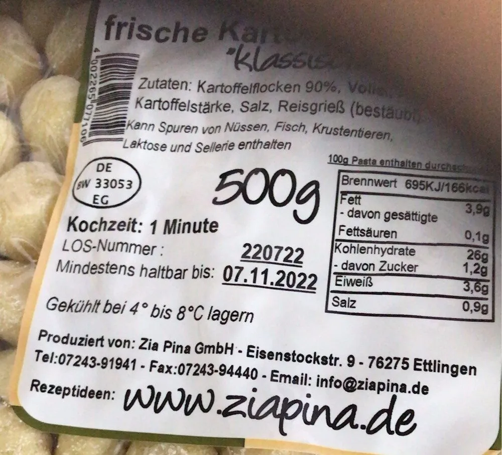 Gnocchi patate