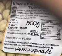 Gnocchi patate