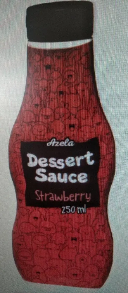 Dessert sauce strawberry