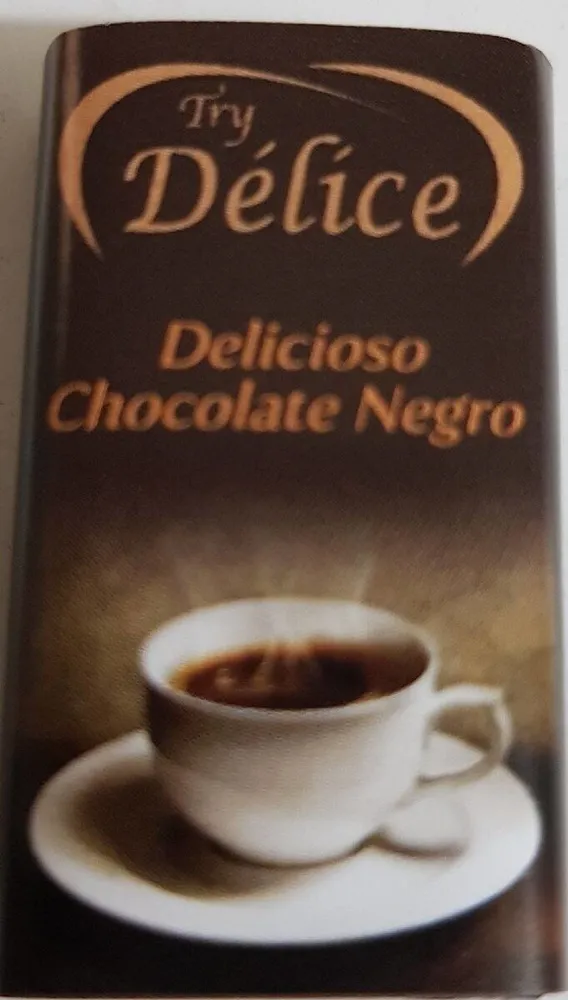 Napolitanas de chocolate negro
