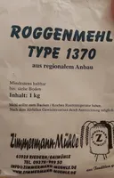 Roggenmehl type 1370