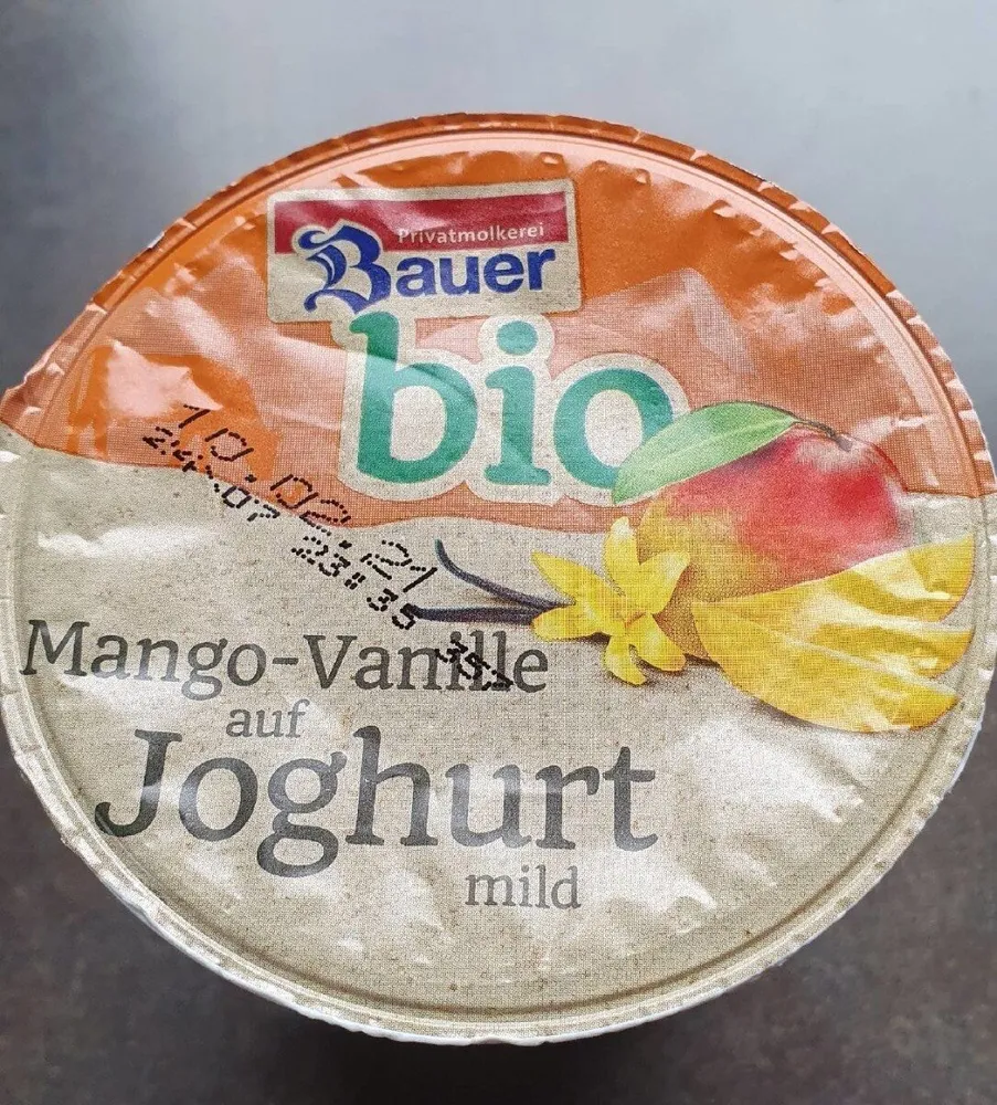 Mango-Vanille auf Jogurt mild