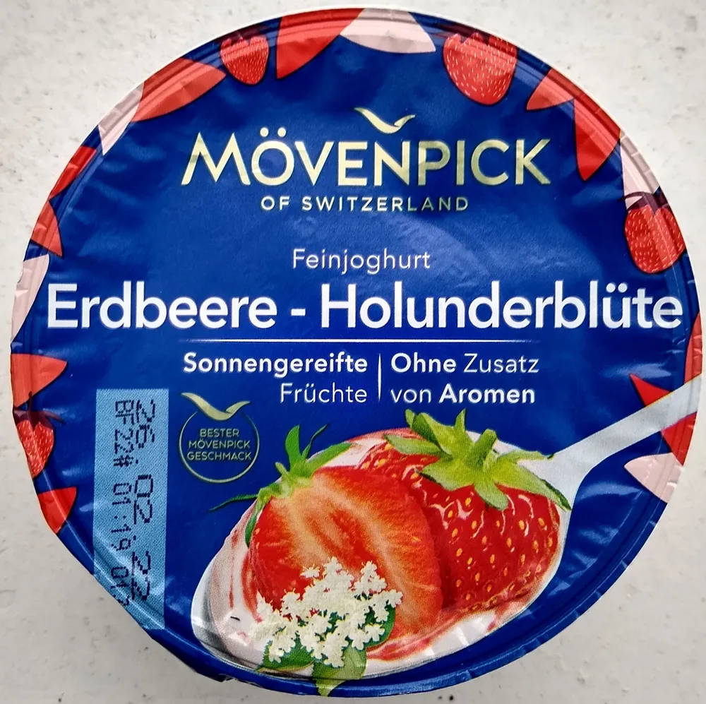Feinjoghurt - Erdbeere-Holunderblüte