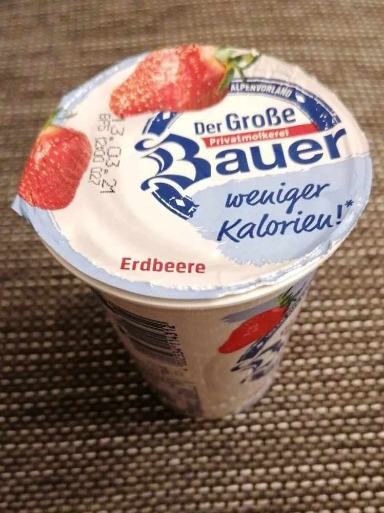 Der Große Bauer, Erdbeere wenig Kalorien!