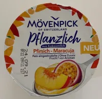 Pflanzlich aus Kokosmilch - Pfirsich-Maracuja