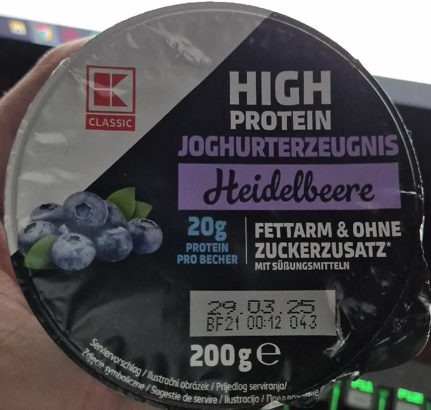 High Protein Joghurterzeugnis Heidelbeere