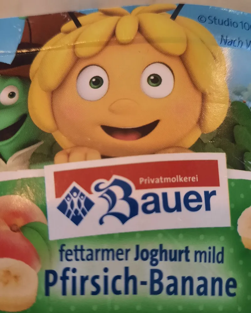 Biene Maja Joghurt mild Pfirsich Banane