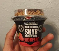High Protein Skyr with Crunch Müsli Erdbeere