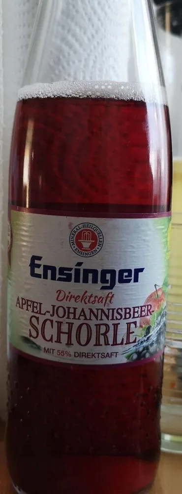Apfel johannisbeer schorle