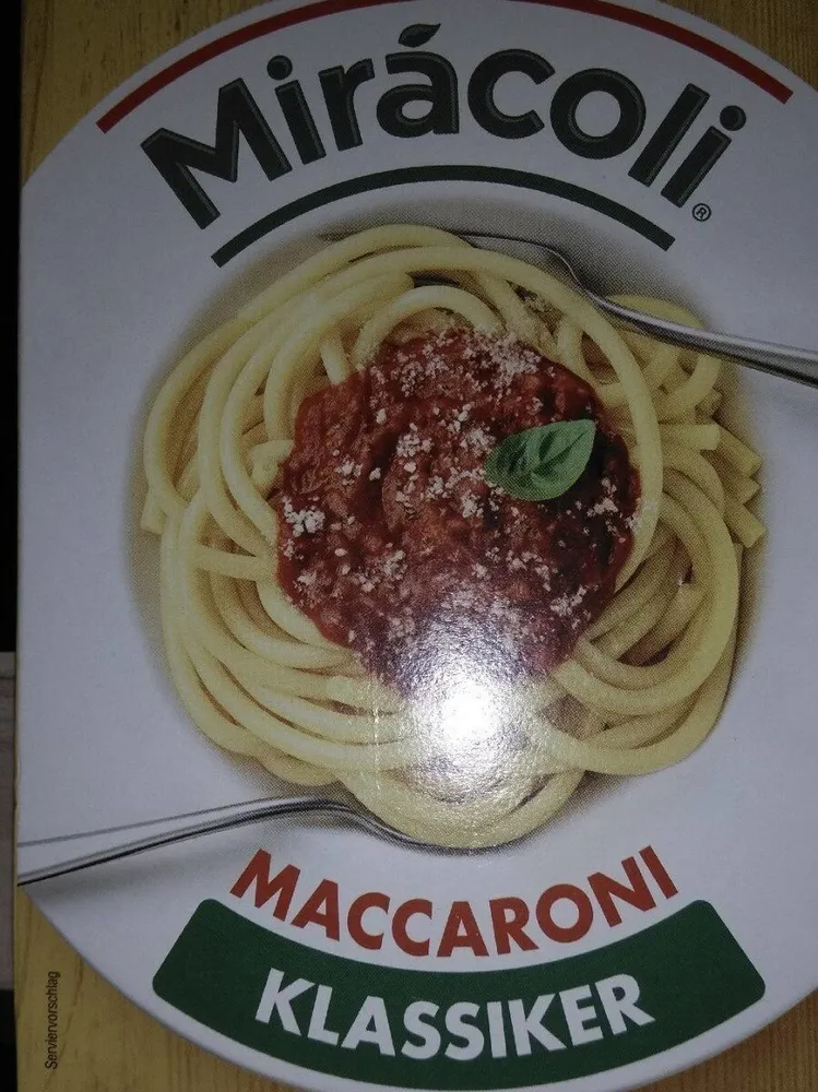 Miracoli Maccaroni Mit Tomatensauce 5 Portionen 581G