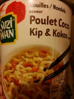 Nouilles saveur poulet coco