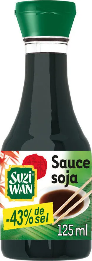 Sauce soja allégée en sel Suzi Wan 125 ml