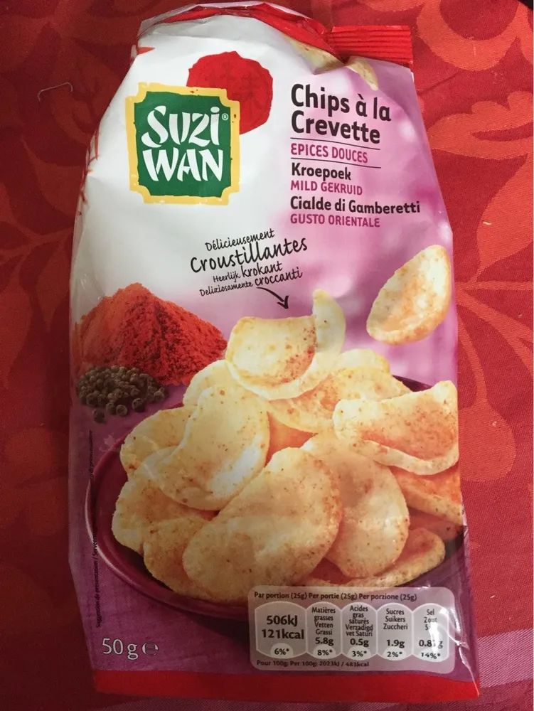 Chips à la crevette épices douces