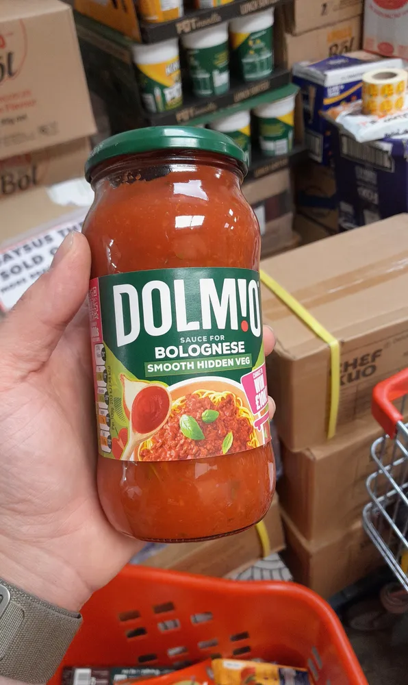 93.563" DOLMIO SAUCE FOR BOLOGNESE SMOOTH HIDDEN V