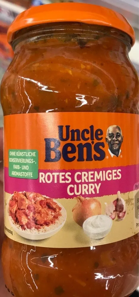 Uncle Bens Rotes Cremiges Curry