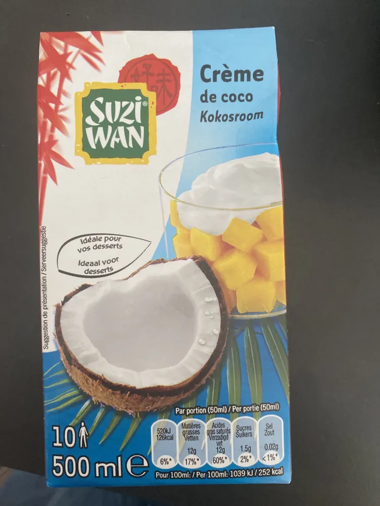 coconut cream