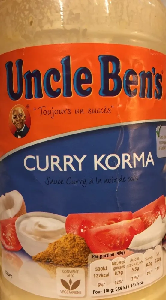 Sauce Curry Korma