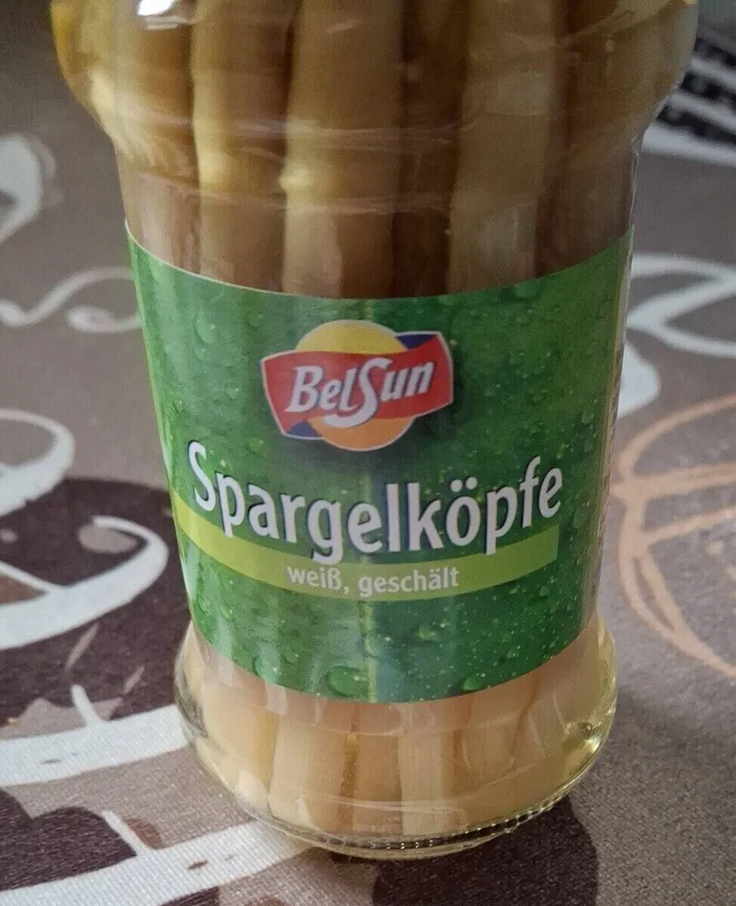 Spargelköpfe weiß, geschält