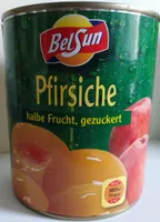 Pfirsiche halbe Frucht