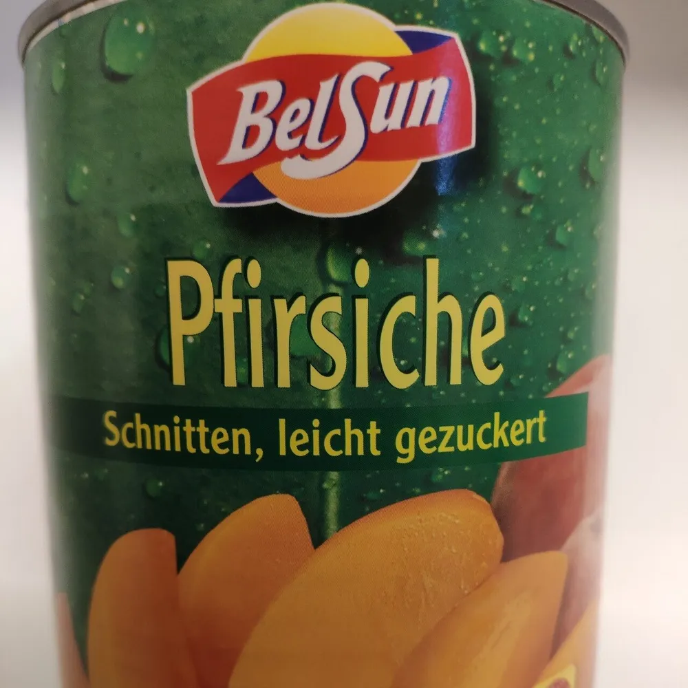 Dosenobst: Pfirsiche