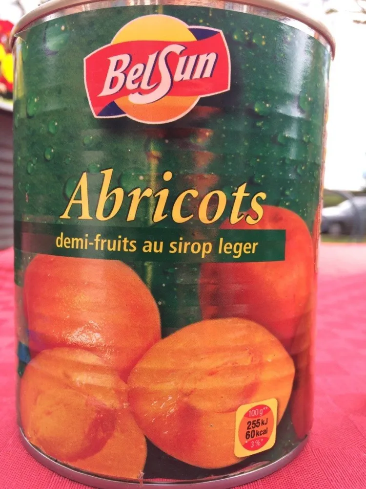 Abricots demi-fruits au sirop léger