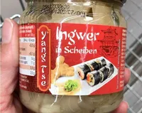 Ingwer in Scheiben