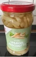 weiße Spargel Abschnitte