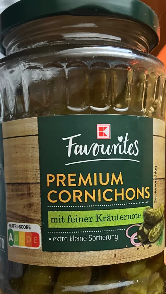 Cornichons Gewürzgurken