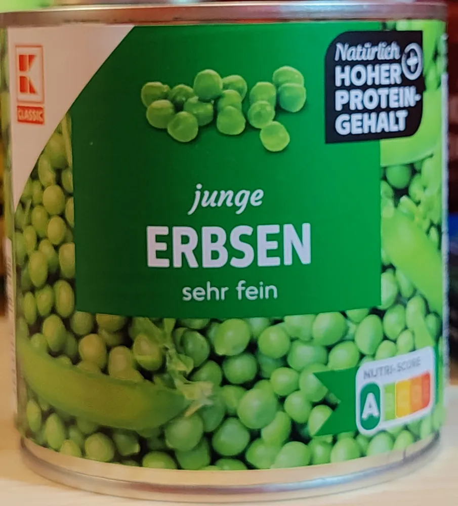junge Erbsen