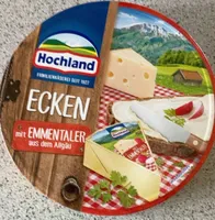 Ecken mit Emmentaler aus dem Allgäu
