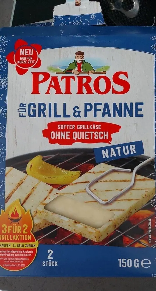 Patros für Grill und Pfanne natur