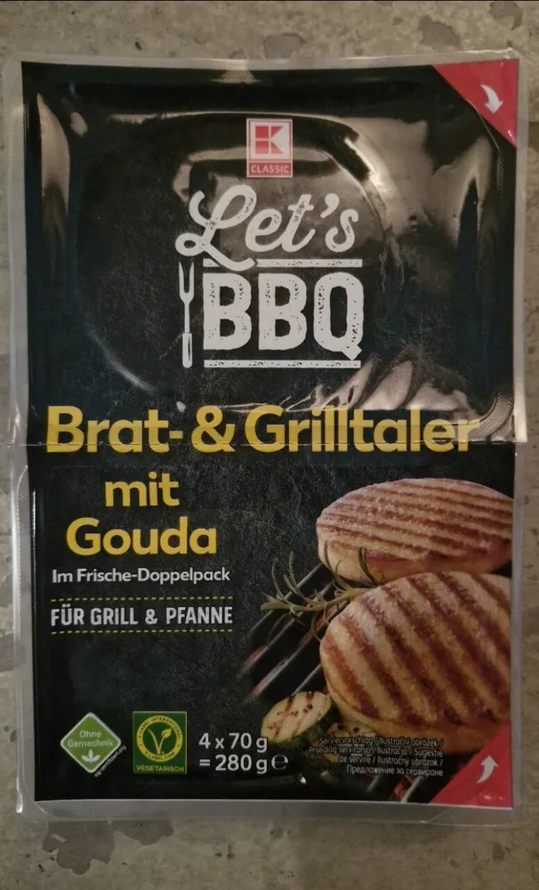 Let's BBQ Brat-& Grilltaler mit Gouda