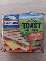 Schmelzkäsescheiben Toast