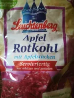 Apfel Rotkohl, mit Apfelstücken
