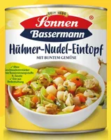 Hühnernudeltopf mit buntem Gemüse