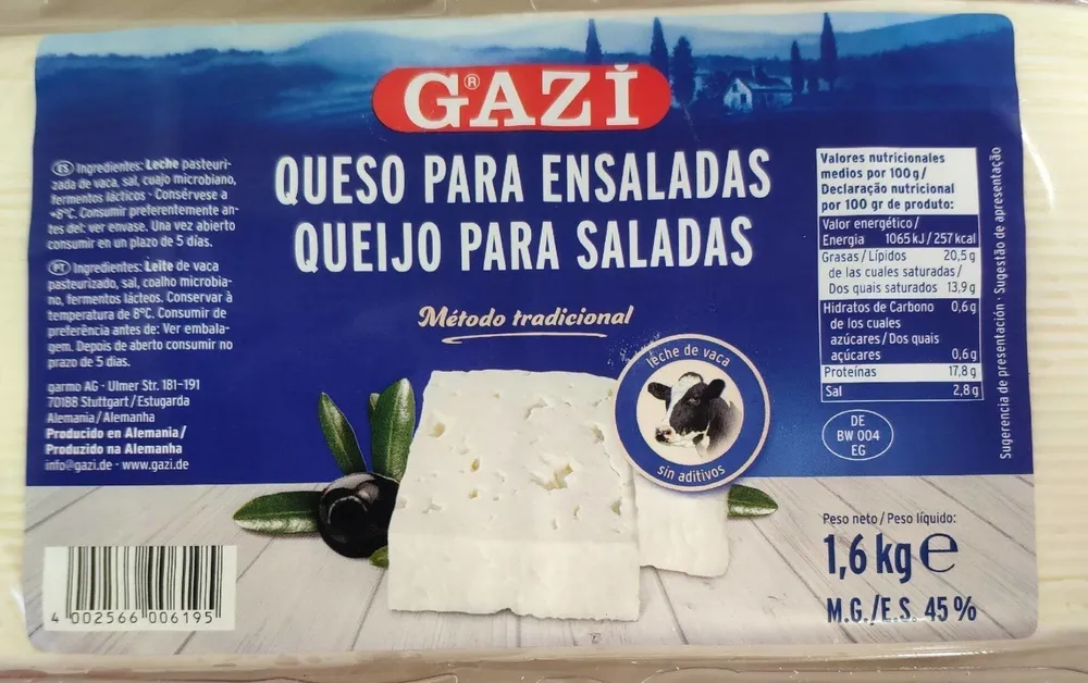 Queso para ensaladas