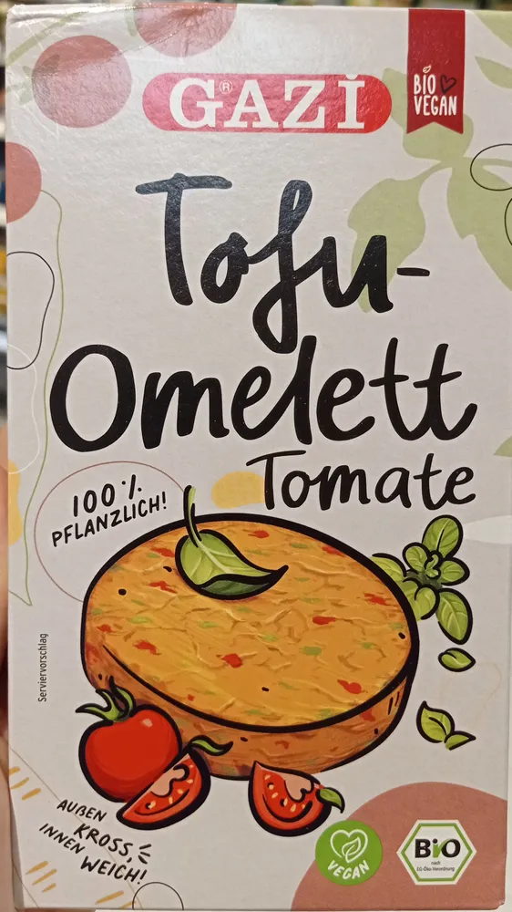 Tofu-Omelett Tomaten