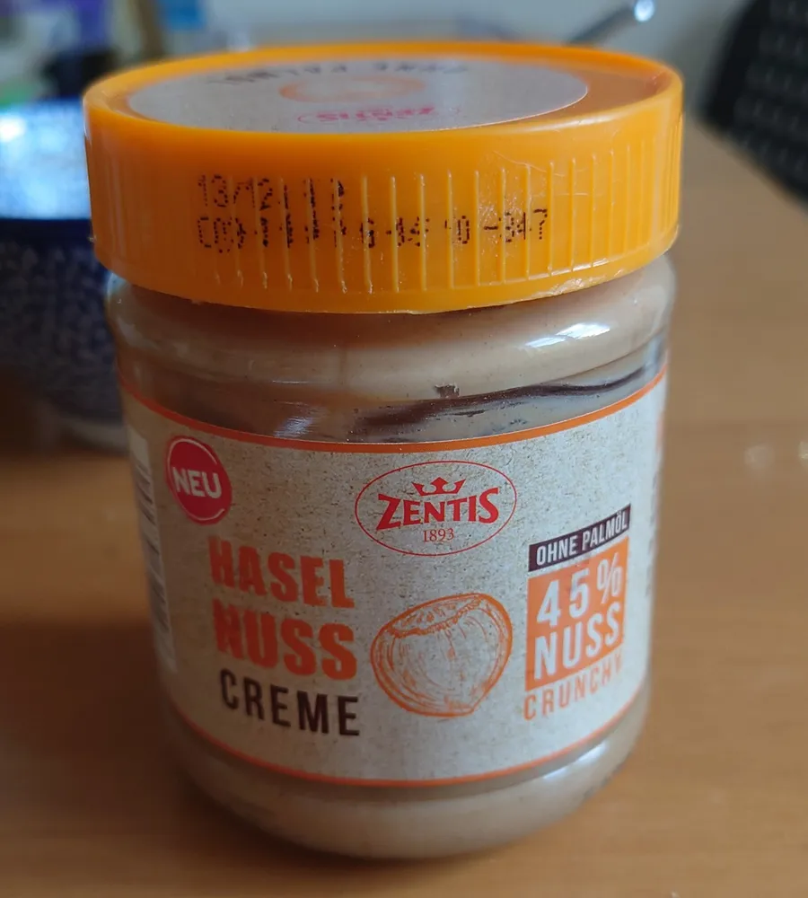 Haselnuss creme