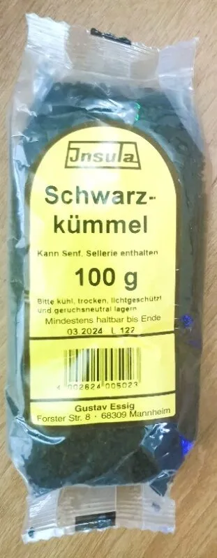 Gewürze - Insula - Schwarzkümmel