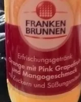 Orange mit Pink Grapefruit und Mangogeschmack