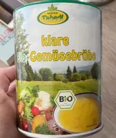 Klare Bio-Gemüsebrühe