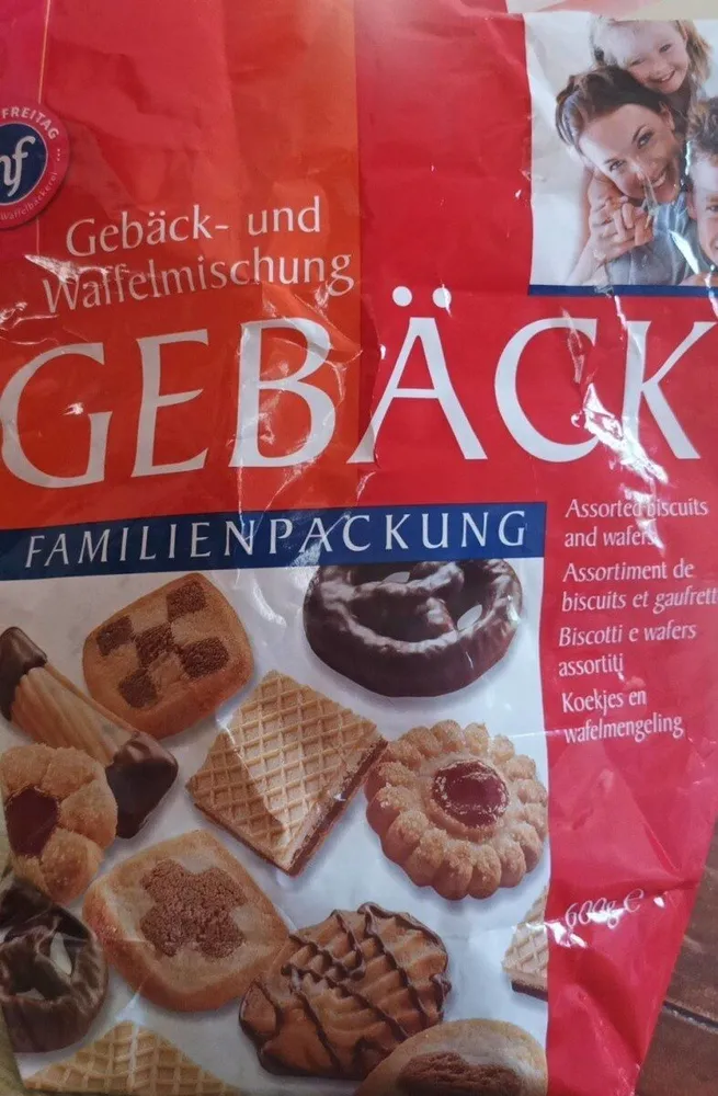Gebäck-und waffelmischung